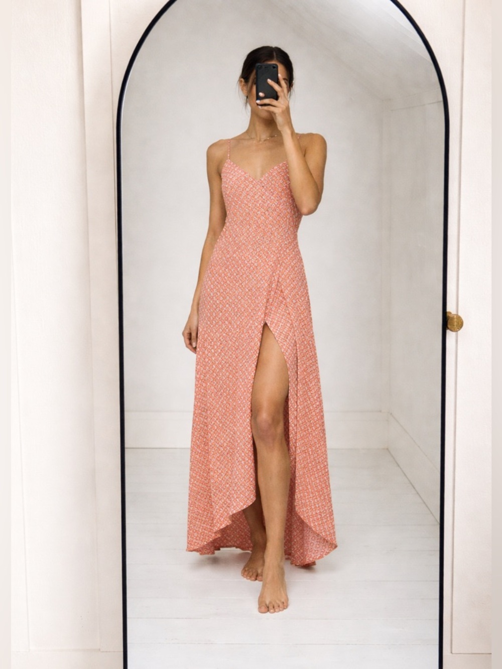 L*Space Junie Floral High Low Maxi Dress Wrap Resort Wedding Guest XS